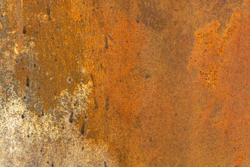 Old Weathered Rusty Corrugated Metal Texture