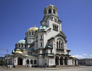 Fototapeta na wymiar Alexander Nevsky Cathedral in Sofia. Bulgaria