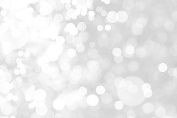 Fototapeta na wymiar Abstract background with White bokeh on gray background. christmas blurred beautiful shiny Christmas lights.