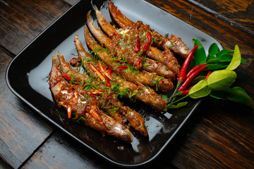 Fried Fish with Red Curry