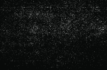 Aged wall texture. Grainy messy overlay of empty, aging, scratched wall. Grunge rough dirty background. Vector Illustration. Black isolated on white background. EPS10.