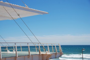 Mirador frente al mar