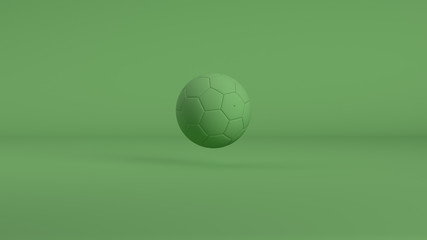 green soccer ball