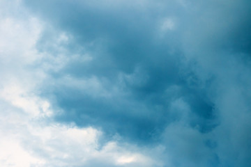 blue sky with clouds