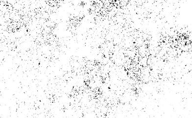 Aged wall texture. Grainy messy overlay of empty, aging, scratched wall. Grunge rough dirty background. Vector Illustration. Black isolated on white background. EPS10.