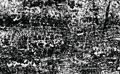 Aged wall texture. Grainy messy overlay of empty, aging, scratched wall. Grunge rough dirty background. Vector Illustration. Black isolated on white background. EPS10.