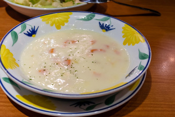 Chowder in a bowl