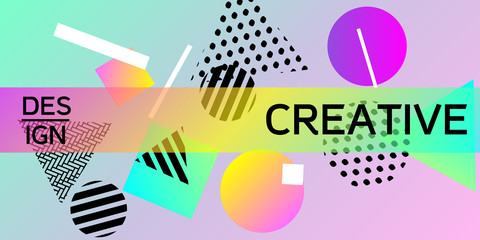 Geometric abstract background.