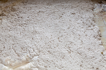close up of Sludge waste rubber latex at factory background