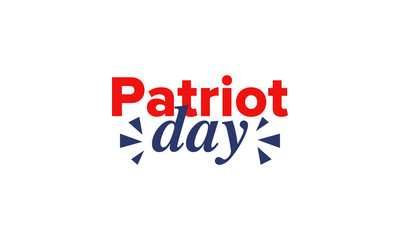 Patriot Day in United States. Celebrate annual in September 11. We will never forget. We remember. Memory day. Patriotic american elements. Poster, card, banner and background. Vector illustration