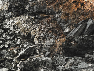 Beautiful image of vulcan rock for background