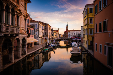 View of Chioggia, a Venetian town