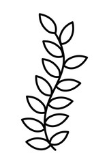 Fototapeta na wymiar Isolated leaves design vector illustration
