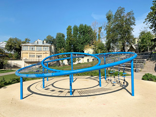 Moscow, Russia. Playground in the Park 