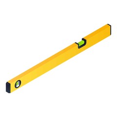 Level bar icon. Isometric of level bar vector icon for web design isolated on white background