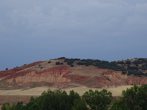 vistas de entorno de navarrete del rio calamocha teruel aragon espa&ntilde;a
