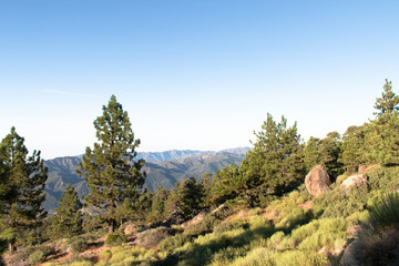 Fototapeta na wymiar Sespe Wilderness in Los Padres National Forest