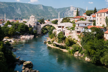 Fototapeta na wymiar Mostar. Bośnia i Hercegowina.