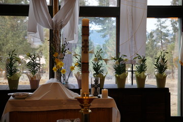 easter altar