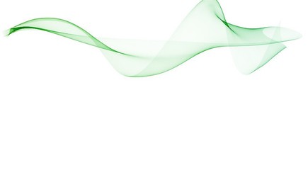 abstract green white background with waves