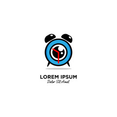 Camera Time logo vector icon illustration