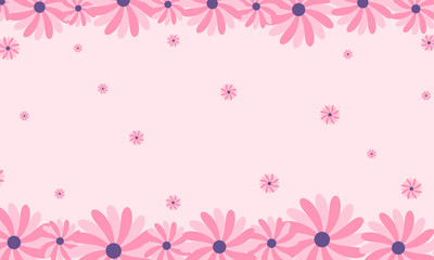 Abstract Floral Pattern Background