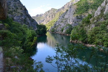 Canyon de Matka Skopje Macédoine