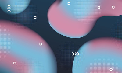 Abstract Fluid Bubble Background