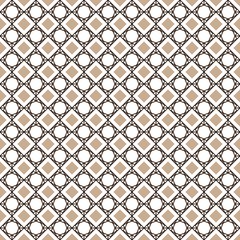 Naklejka premium Abstract Vector Geometric Pattern Of Straight Lines and Rhombuses On a white background. Seamless Linear Pattern.