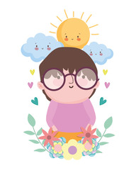 Grandfather cartoon vector design vector illustration