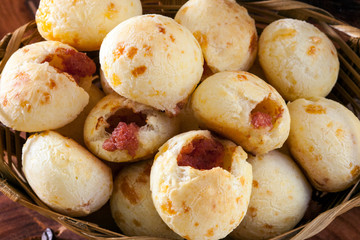 Brazilian snack cheese bread