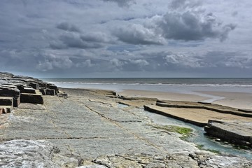 Amroth Beach, Pembrokeshire, Wales.