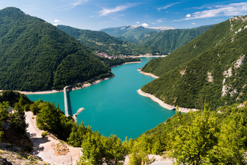 Jezioro Pivsko. Czarnogóra.