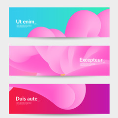 Bright colored sale advertisement templates