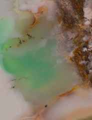 Fototapeta na wymiar beautiful texture of turquoise geological mineral stone, agate, onyx, marble