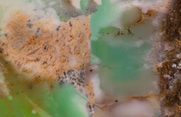 beautiful texture of turquoise geological mineral stone, agate, onyx, marble