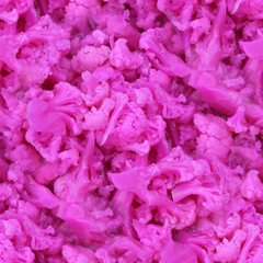 pattern seamless Pickled Pink Cauliflower. Old East Bazaar. background