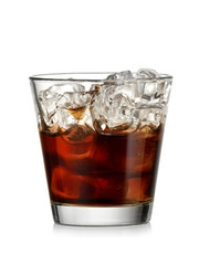 Ice black coffee glass