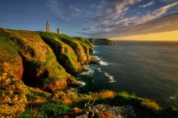 Lighthouse in the Cap Frehel, Brittany, France