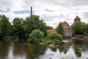 Obraz premium Blick von der Altenbrückertorstrasse