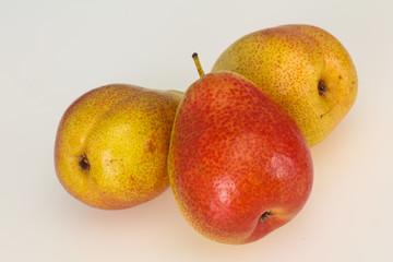 Sweet pear isolated on white