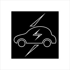 Electric Car Icon