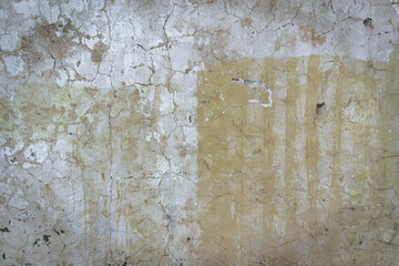 Texture of the old gray concrete wall. Light beaten cement background.