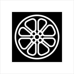 Film Reel Icon, Cinema Movie Reel Icon