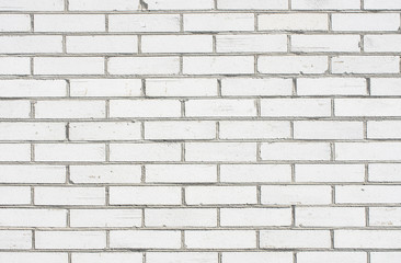 Obraz premium White grunge brick wall background
