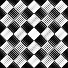 Monochrome circle pattern background design - abstract black and white vector illustration