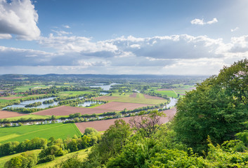 The landscape in Low Saxony, Germany