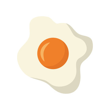 Isolated breakfast egg vector design