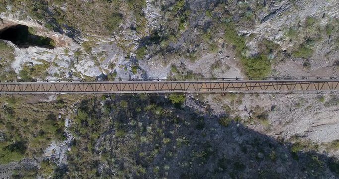 Ojuela Birdge Mexico Mapimi Aerial Drone Footage