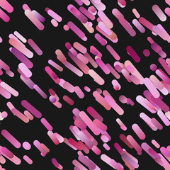 Pink seamless gradient diagonal stripe pattern background - modern vector illustration